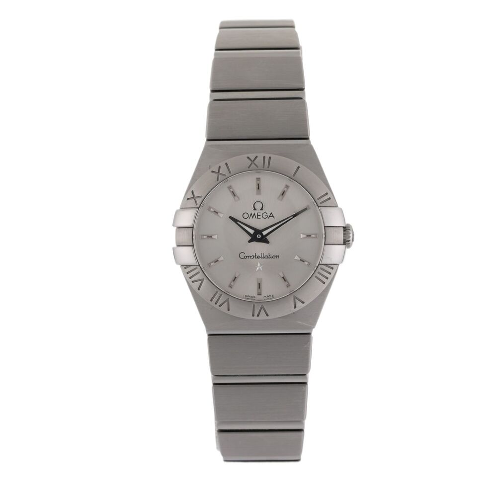 OMEGA Constellation 123.10.24.60.02.001 Silver 24mm Steel Ladies Watch Box/Card